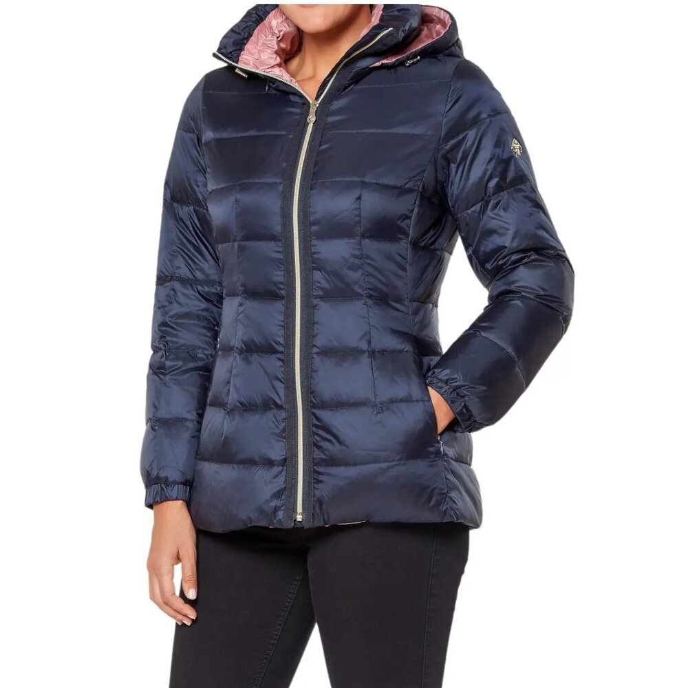 NWT Kate Spade Fitted Hooded Winter Down Coat, XL